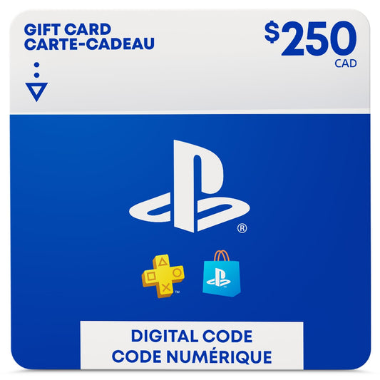 $250 PlayStation Store Gift Card - CANADA [Digital Code]