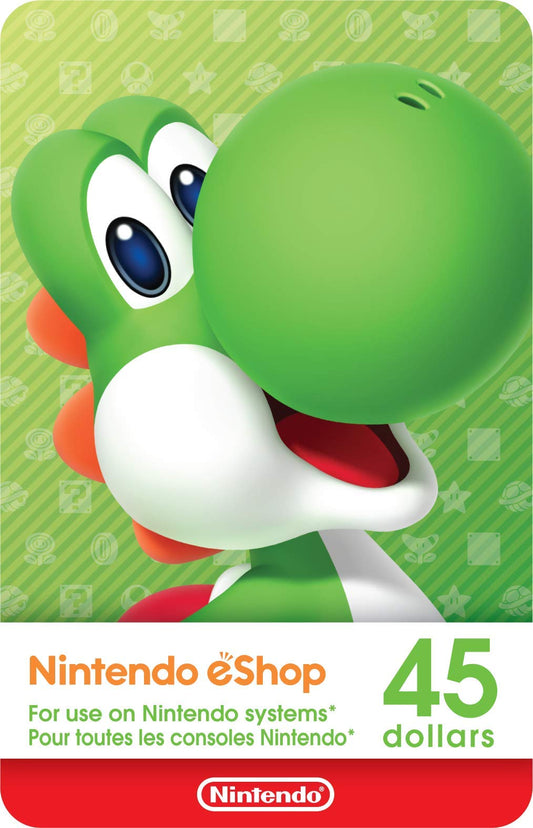 $45 Nintendo eShop Gift Card [Digital Code]